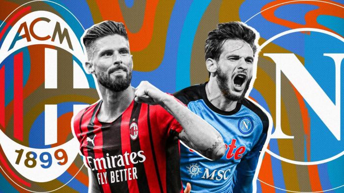 CHUTOGEL - Hasil dan Skor Akhir Milan vs Napoli di Musim Ini