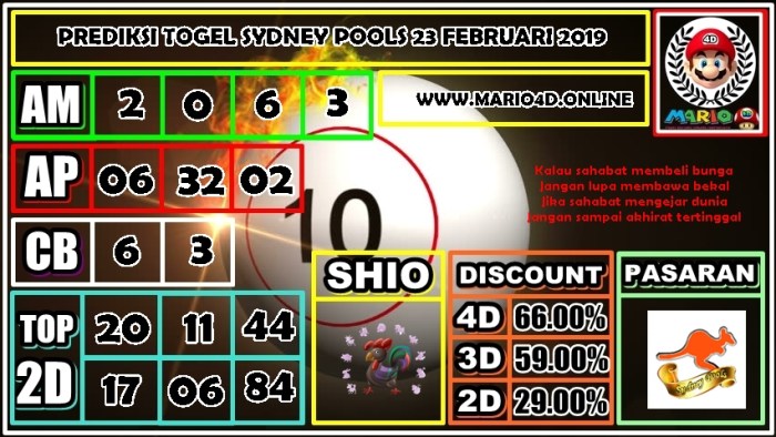 CHUTOGEL - Tips dan Strategi Bermain Toto di Sydney Pools